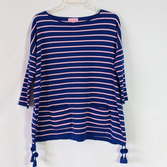 Lilly Pulitzer Oversized Striped Sweater sz xxs - Picture 1 of 8